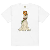 Strength Lion Headed Maiden Tarot Card garment-dyed heavyweight t-shirt