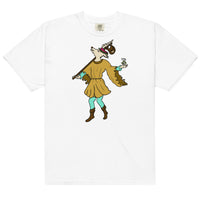 The Fool Whimsical Dog Tarot Card garment-dyed heavyweight t-shirt