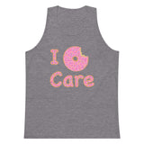 I Donut Care Punny Unisex premium tank top