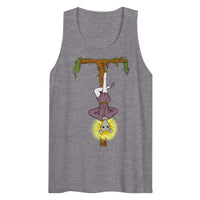 The Hanged Man Possum Tarot Card  premium tank top