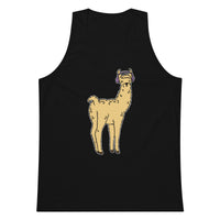 Groovy Llama Unisex Premium Relaxed Fit Tank Top