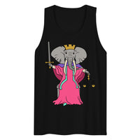 Justice Elephant Tarot Card premium tank top