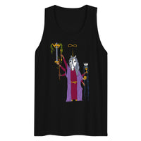 The Unicorn Magician Tarot Card premium tank top