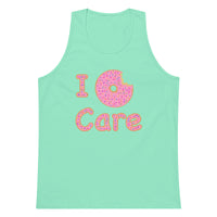 I Donut Care Punny Unisex premium tank top