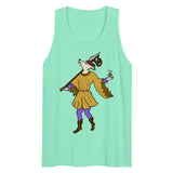 The Fool Whimsical Dog Tarot Card  premium tank top