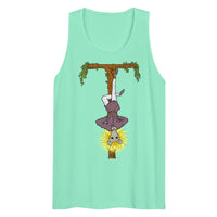 The Hanged Man Possum Tarot Card  premium tank top