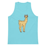 Groovy Llama Unisex Premium Relaxed Fit Tank Top