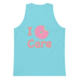 I Donut Care Punny Unisex premium tank top