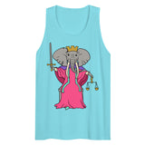 Justice Elephant Tarot Card premium tank top