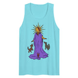 The Moon Tarot Card premium tank top