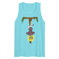 The Hanged Man Possum Tarot Card  premium tank top