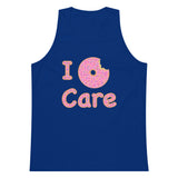 I Donut Care Punny Unisex premium tank top