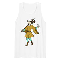 The Fool Whimsical Dog Tarot Card  premium tank top