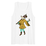 The Fool Whimsical Dog Tarot Card  premium tank top