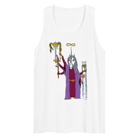 The Unicorn Magician Tarot Card premium tank top