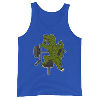 Bench Beast T-Rex Dinosaur Unisex Tank Top