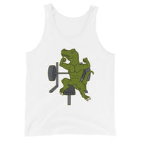 Bench Beast T-Rex Dinosaur Unisex Tank Top