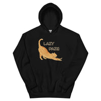 “Lazy Daze” Cheddar the Orange Tabby Cat Unisex Hoodie