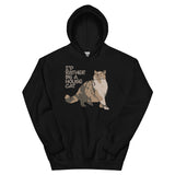 “I’d Rather be a House Cat” Marsbar the Chonky Calico Cat Unisex Hoodie