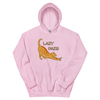 “Lazy Daze” Cheddar the Orange Tabby Cat Unisex Hoodie