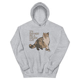 “I’d Rather be a House Cat” Marsbar the Chonky Calico Cat Unisex Hoodie