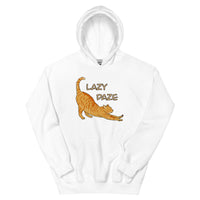 “Lazy Daze” Cheddar the Orange Tabby Cat Unisex Hoodie