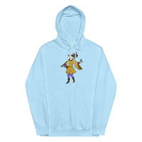 The Fool Whimsical Dog Tarot Card Unisex midweight hoodie