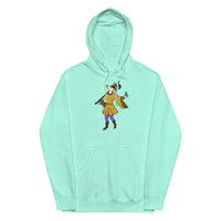 The Fool Whimsical Dog Tarot Card Unisex midweight hoodie