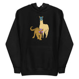 Llama V Leopard Luchador Unisex Hoodie