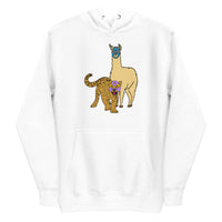 Llama V Leopard Luchador Unisex Hoodie