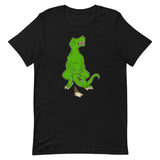 Sad Tony the T-Rex Dinosaur Ice Cream Cone Unisex t-shirt