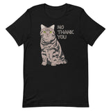 “No Thank You” Meatball the Chunky Tabby Cat Unisex t-shirt