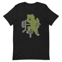 Bench Beast T-Rex Dinosaur Unisex t-shirt