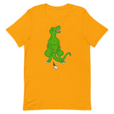 Sad Tony the T-Rex Dinosaur Ice Cream Cone Unisex t-shirt