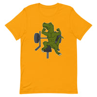 Bench Beast T-Rex Dinosaur Unisex t-shirt