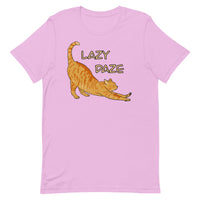 “Lazy Daze” Cheddar the Orange Tabby Cat Unisex t-shirt