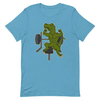 Bench Beast T-Rex Dinosaur Unisex t-shirt