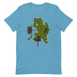 Bench Beast T-Rex Dinosaur Unisex t-shirt