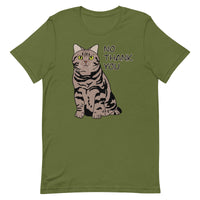 “No Thank You” Meatball the Chunky Tabby Cat Unisex t-shirt