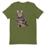 “No Thank You” Meatball the Chunky Tabby Cat Unisex t-shirt