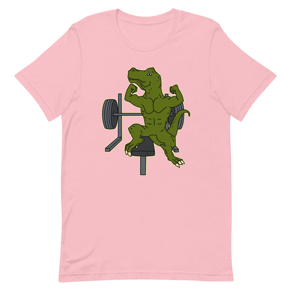 Bench Beast T-Rex Dinosaur Unisex t-shirt