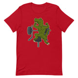 Bench Beast T-Rex Dinosaur Unisex t-shirt